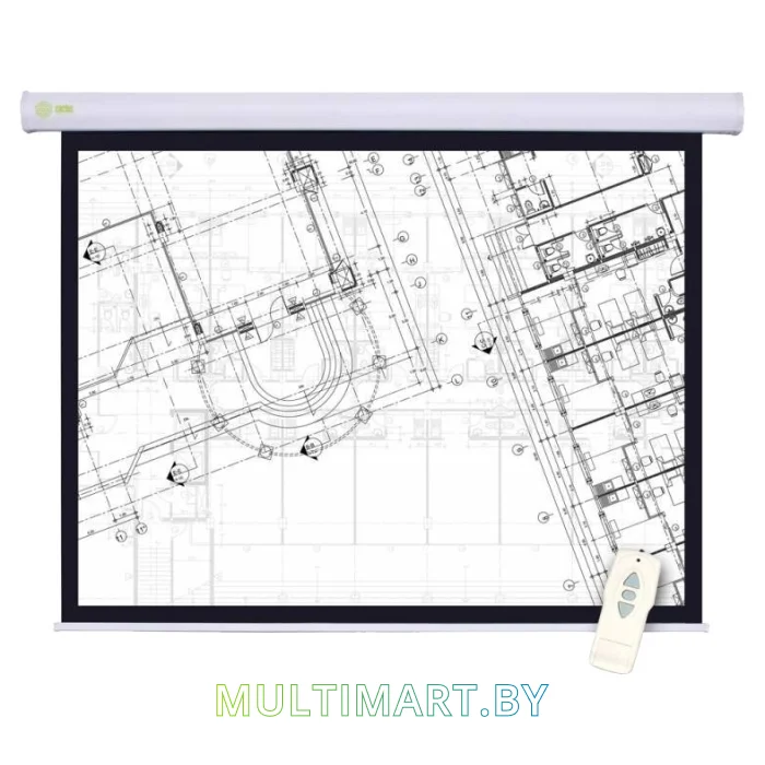 Проекционный экран CACTUS Motoscreen CS-PSM-180x180